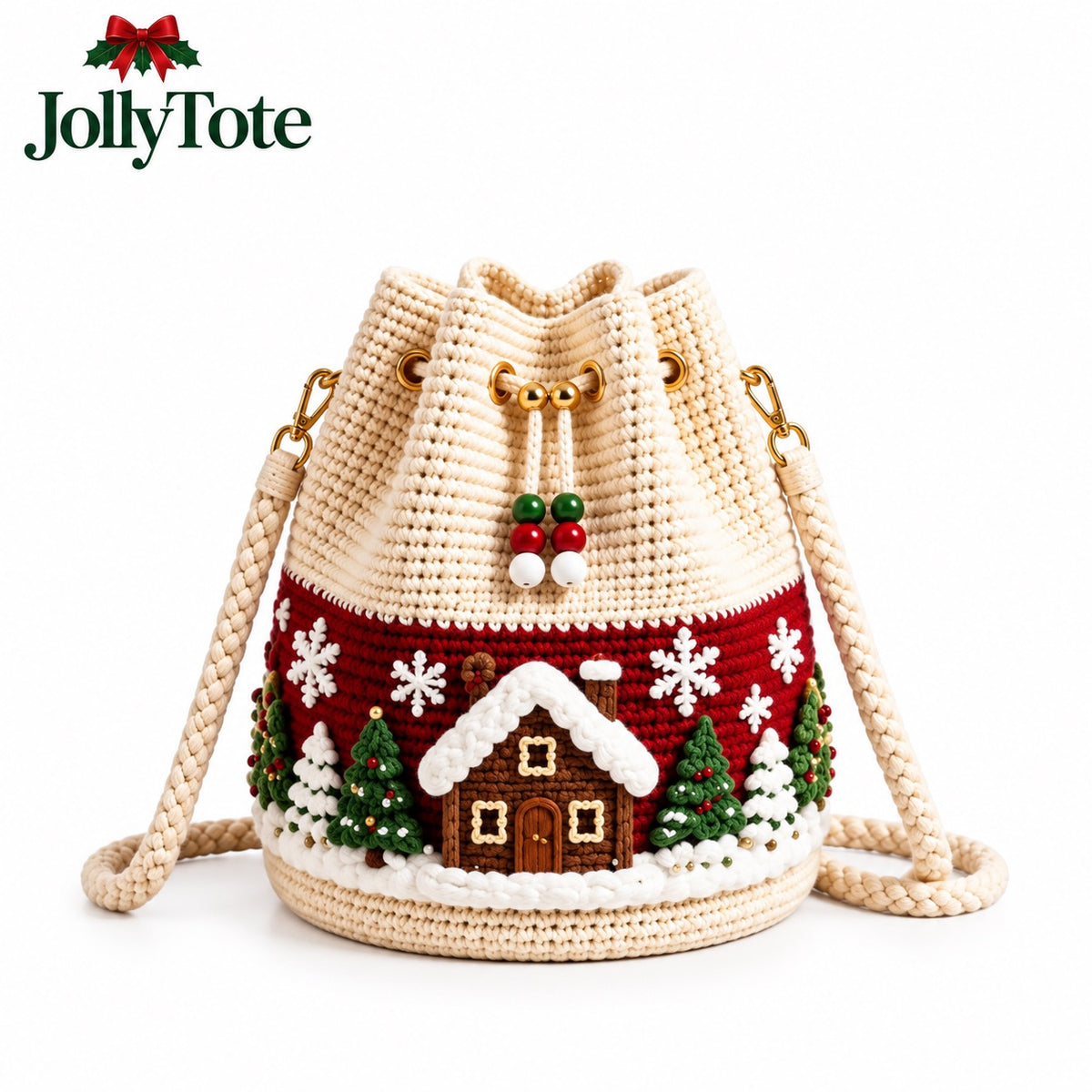 JollyTote™ - Festive Crochet Bags