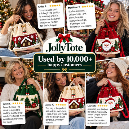 JollyTote™ - Festive Crochet Bags